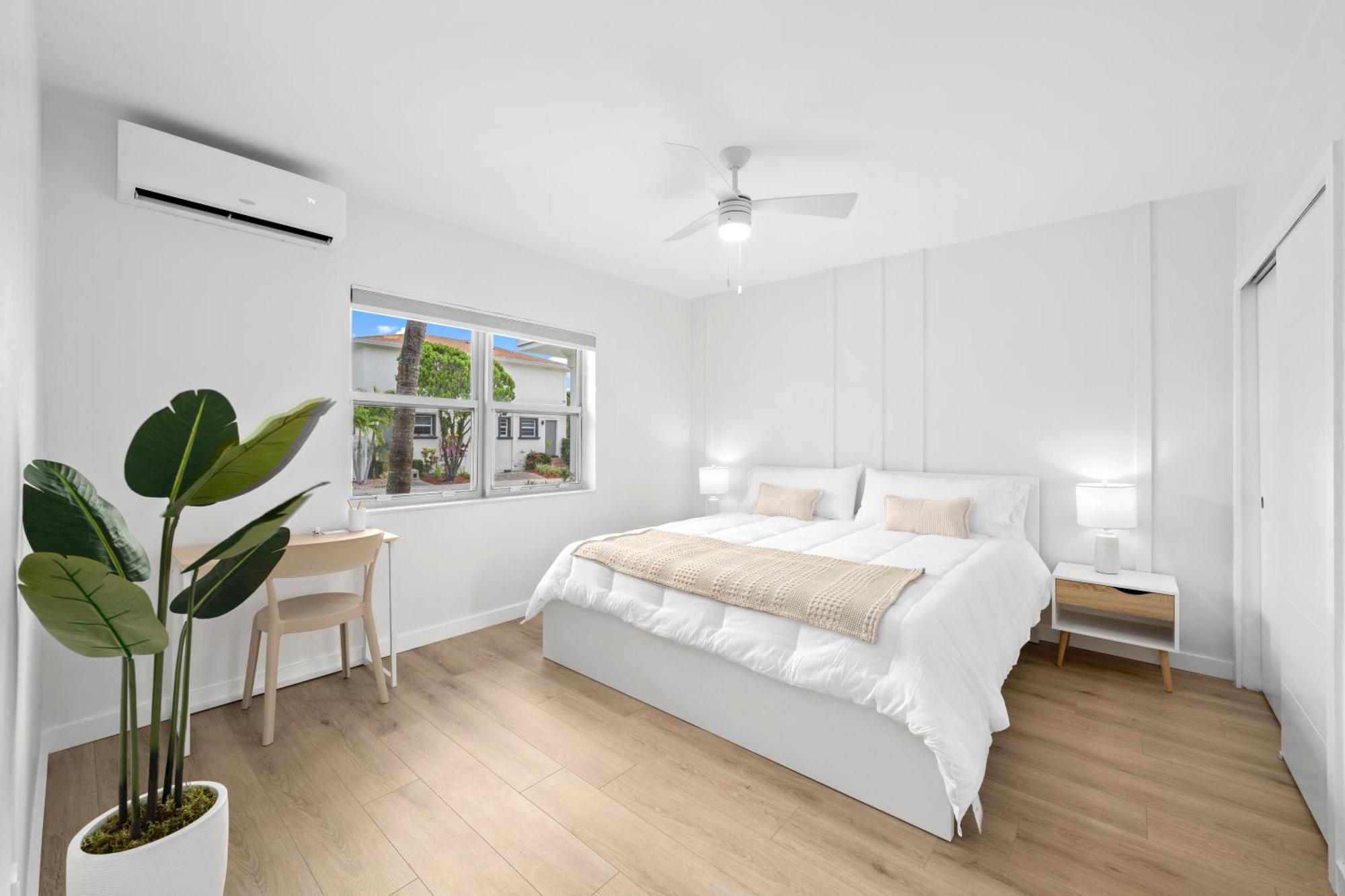 M Lake Worth Beach - Modern Villas Near West Palm Beach, Chic Retro Vibes, King Bed, Cozy Backyard, Bbq, Workspace, High-Speed Internet, Free Parking, 5 Minutes To Downtown & Beach Buitenkant foto
