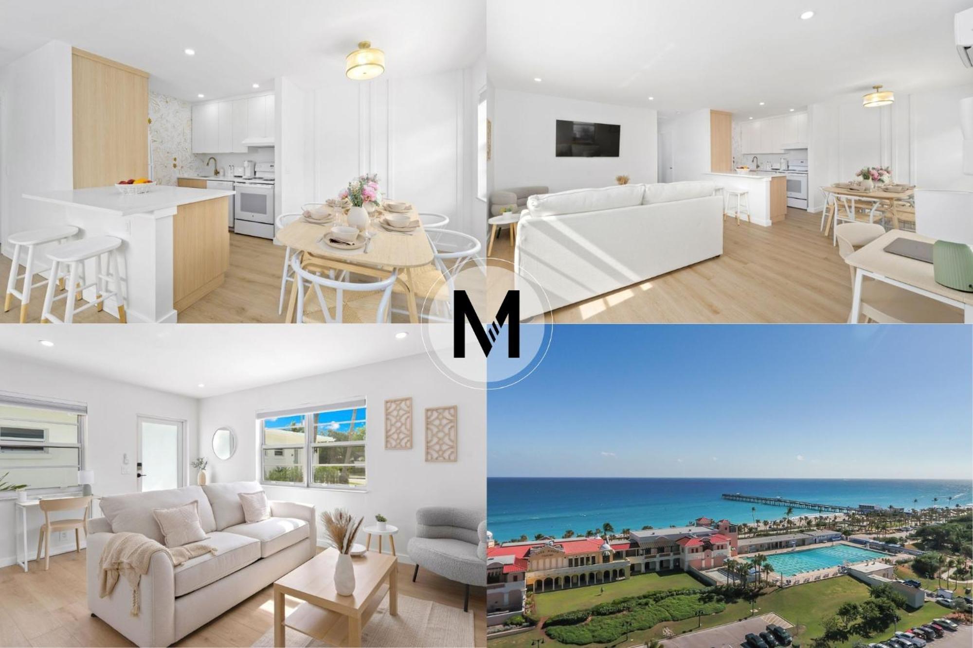 M Lake Worth Beach - Modern Villas Near West Palm Beach, Chic Retro Vibes, King Bed, Cozy Backyard, Bbq, Workspace, High-Speed Internet, Free Parking, 5 Minutes To Downtown & Beach Buitenkant foto